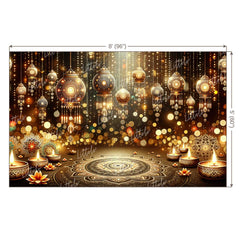 LB1105 Festive and Season Diwali Backdrop