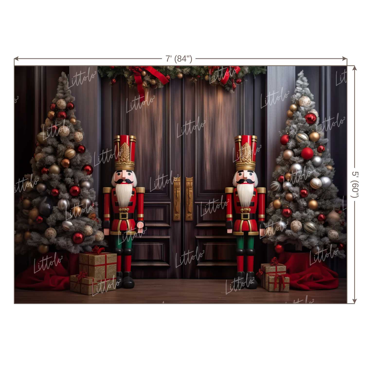 LB1112 Festive and Season Christmas Backdrop