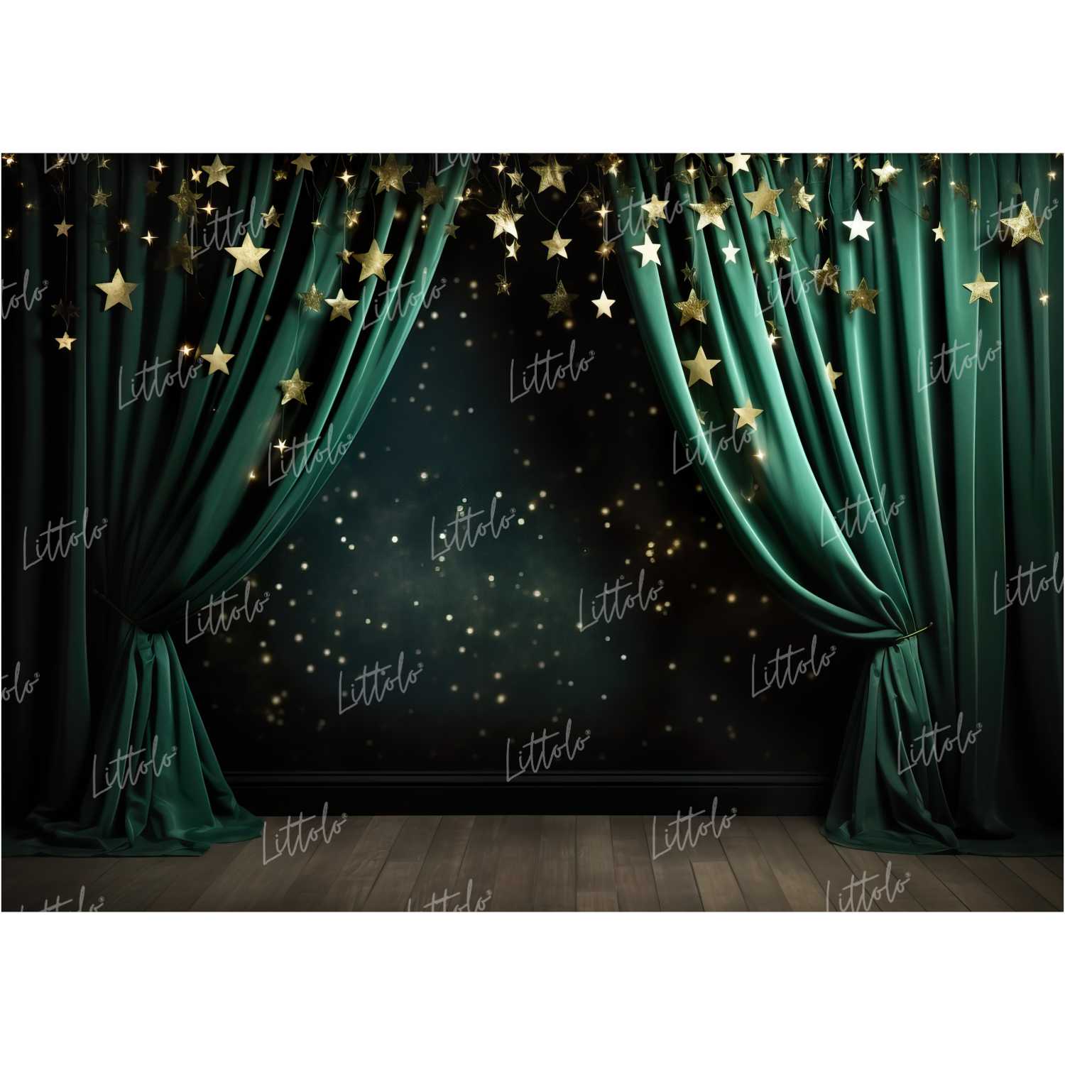 LB1116 Curtain Drape Decor Backdrop