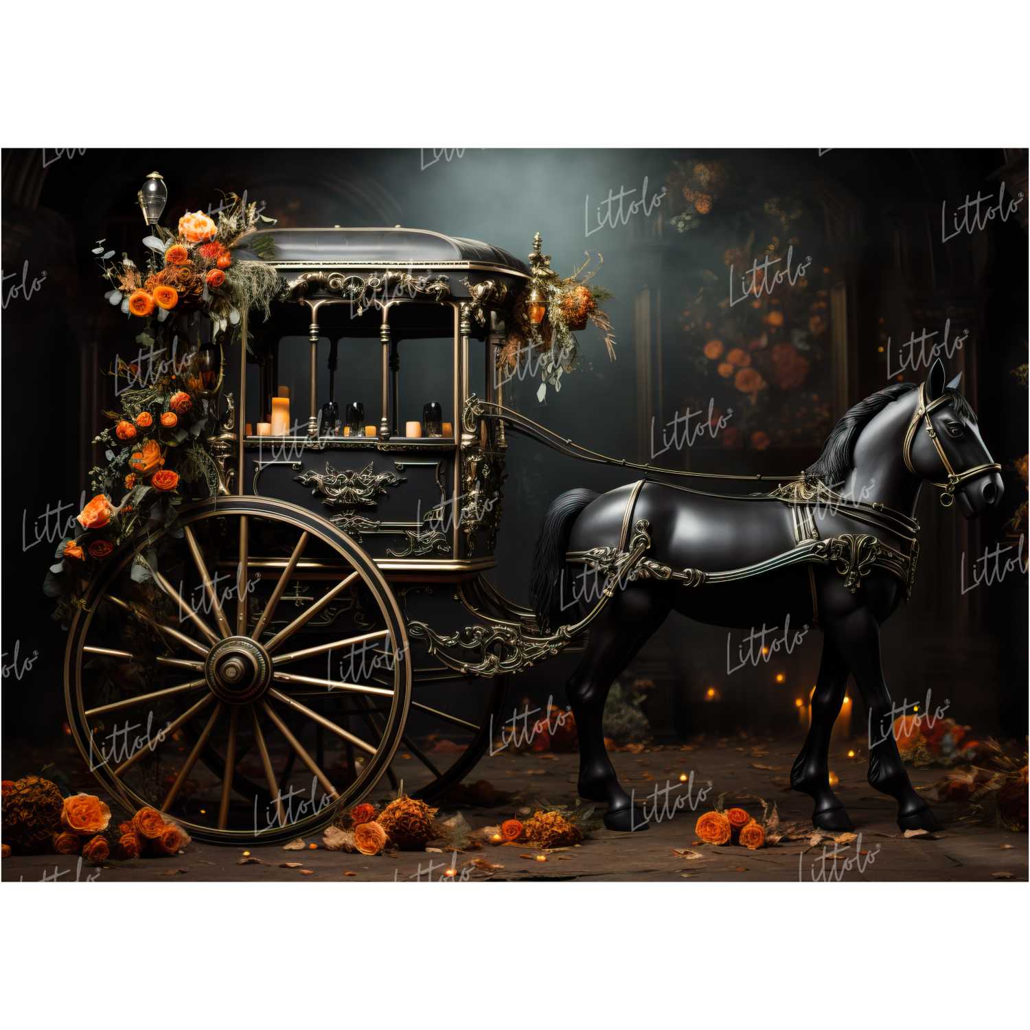 LB1117 Festive and Season Halloween Backdrop