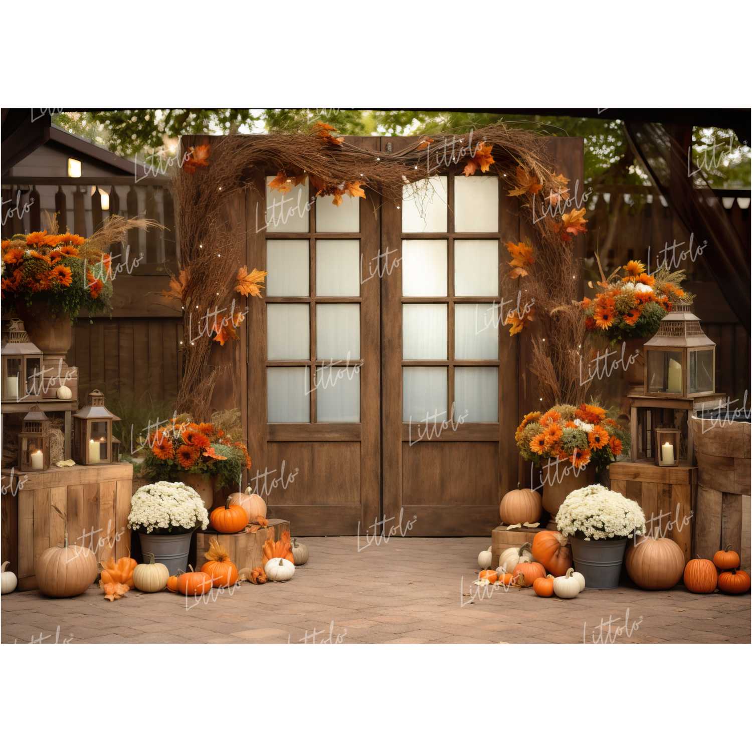 LB1118 Festive and Season Halloween Backdrop