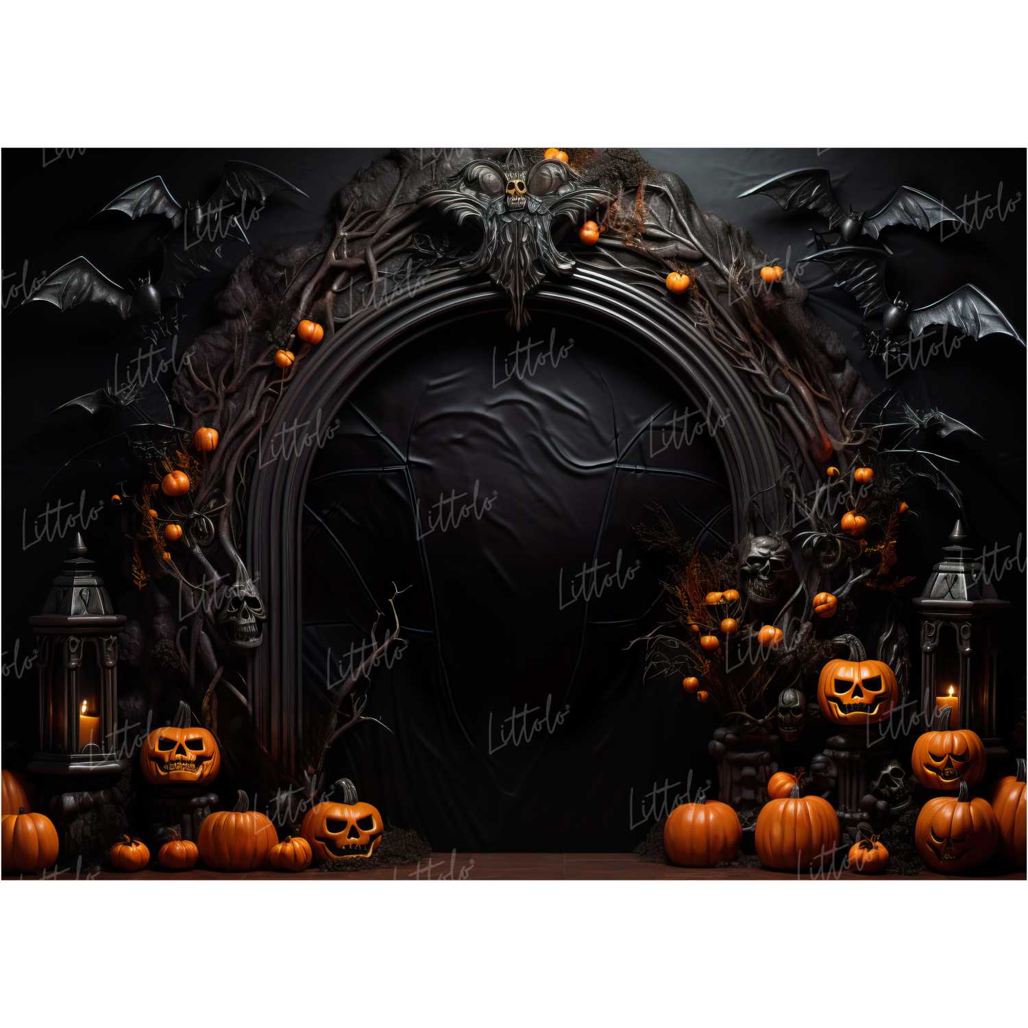 LB1121 Festive and Season Halloween Backdrop