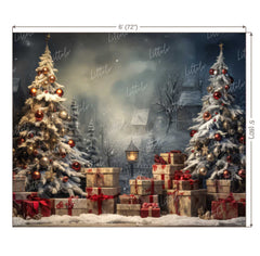 LB1124 Festive and Season Christmas Backdrop