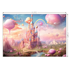 LB1133 Prince/Princess Castle Backdrop