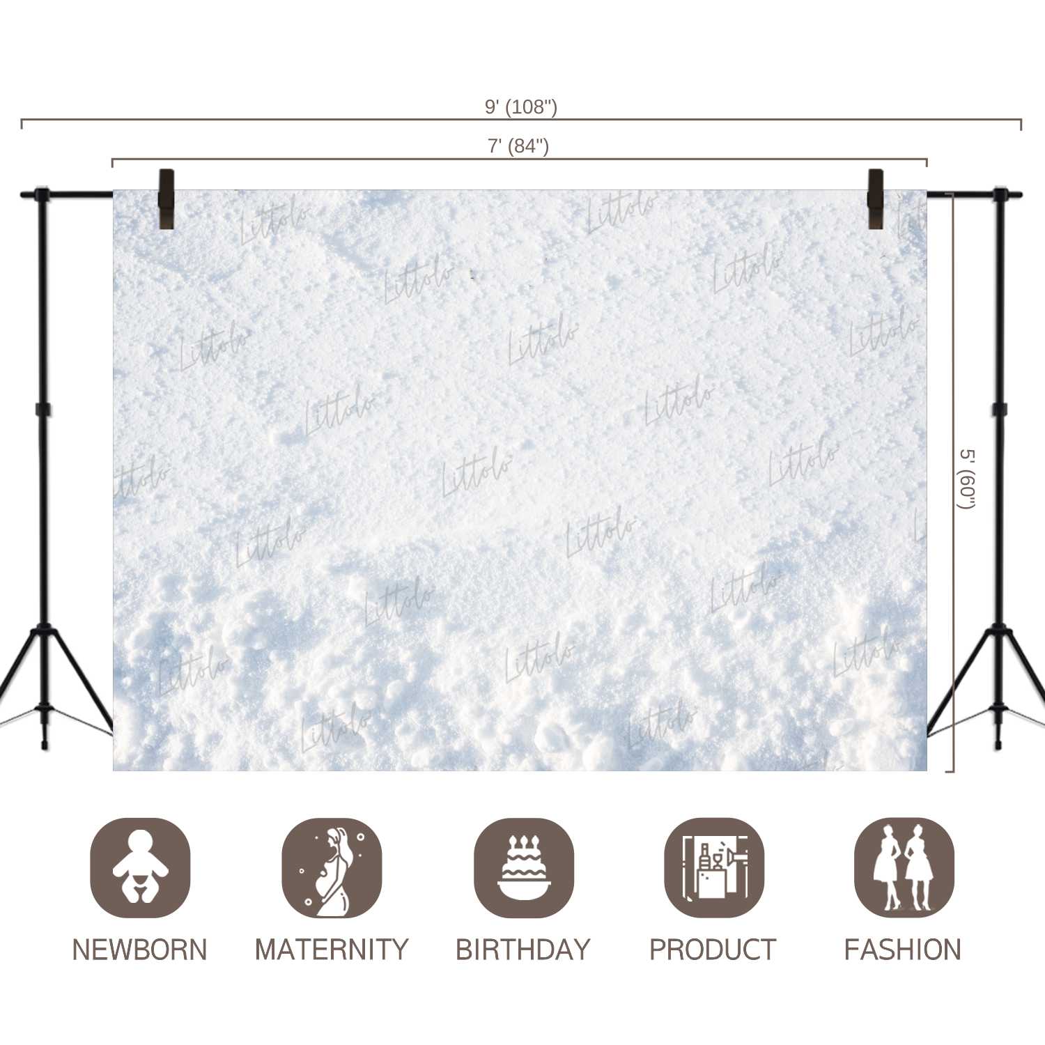 LB1146 Festive and Season Christmas Backdrop