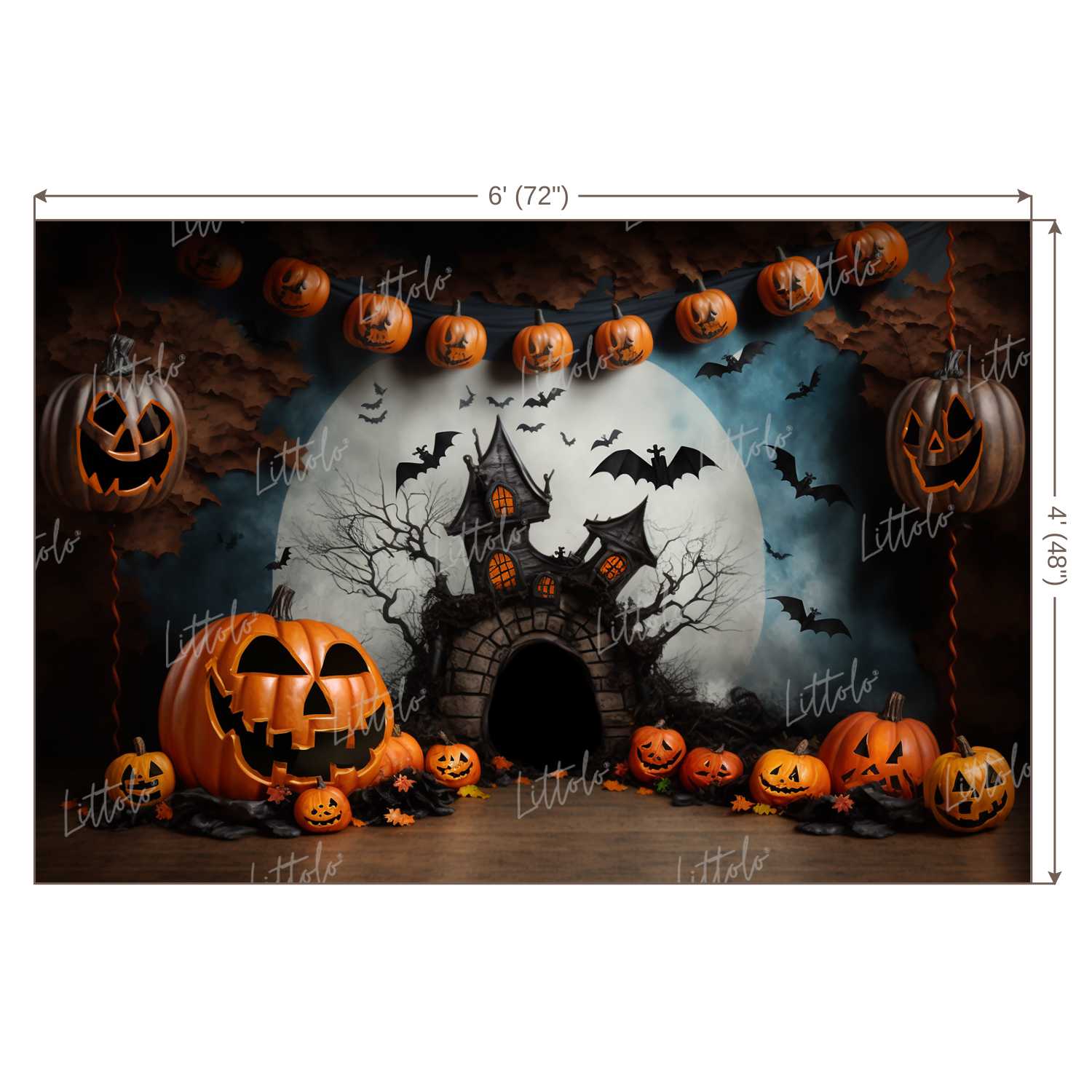 LB1153 Festivals and Seasons Halloween Backdrop