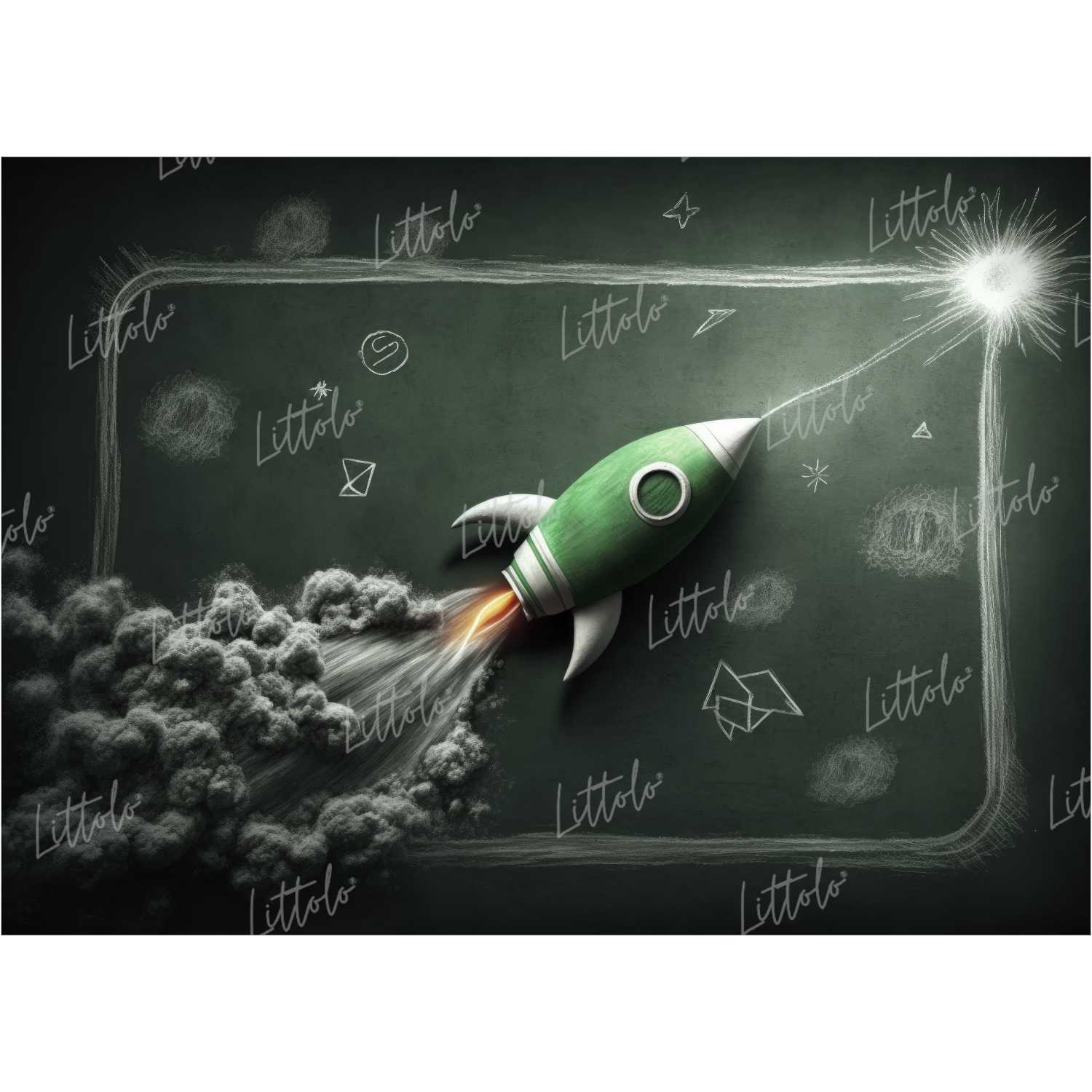 LB1160 Cake Smash and Themed Drops Back to School Backdrop