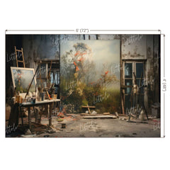 LB1171 Floral and Fine Art Backdrop