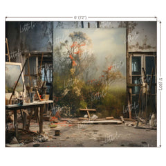 LB1171 Floral and Fine Art Backdrop