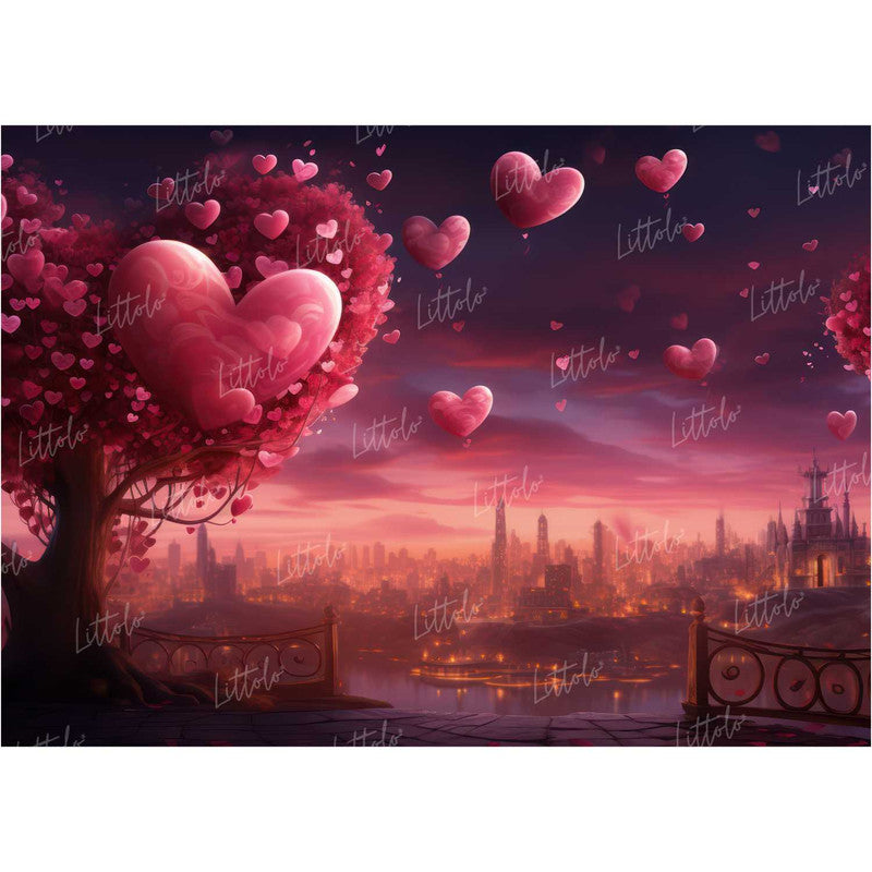 LB1237 Valentine's Day Backdrop