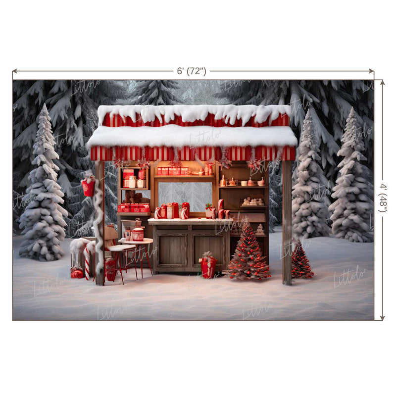 LB1242 Christmas Backdrop
