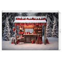 LB1242 Christmas Backdrop