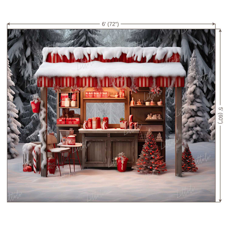 LB1242 Christmas Backdrop