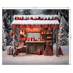 LB1242 Christmas Backdrop