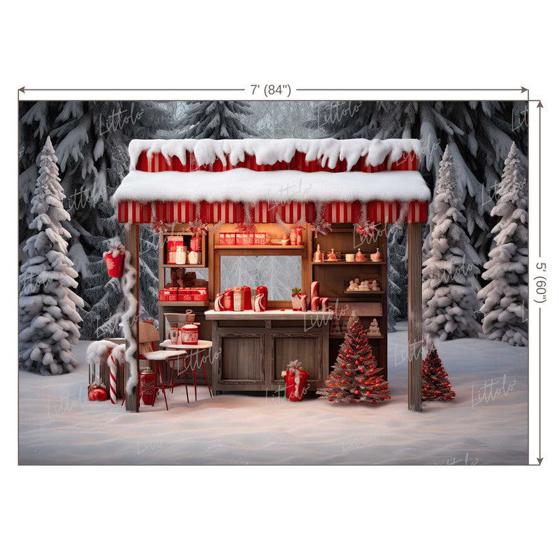 LB1242 Christmas Backdrop
