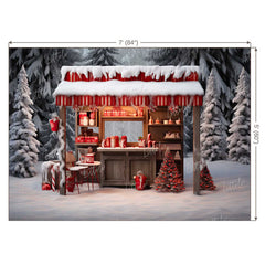 LB1242 Christmas Backdrop
