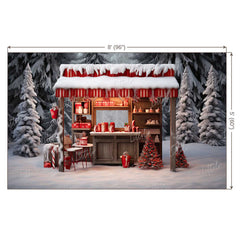 LB1242 Christmas Backdrop
