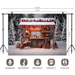 LB1242 Christmas Backdrop