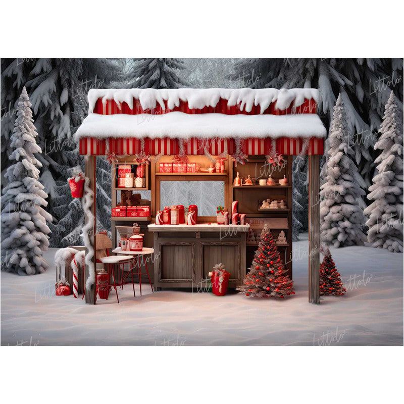 LB1242 Christmas Backdrop