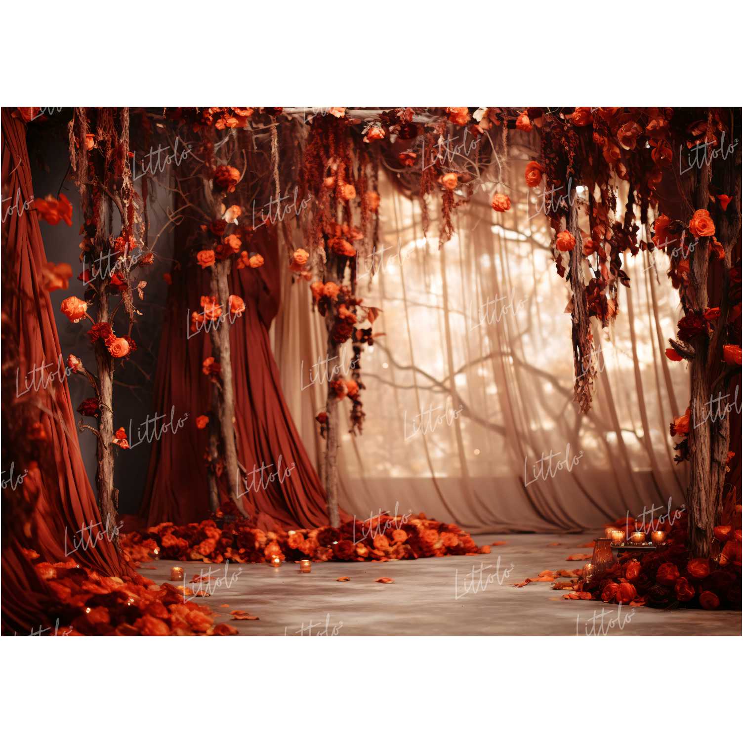 LB1256 Festivals and Seasons Autumn Backdrop