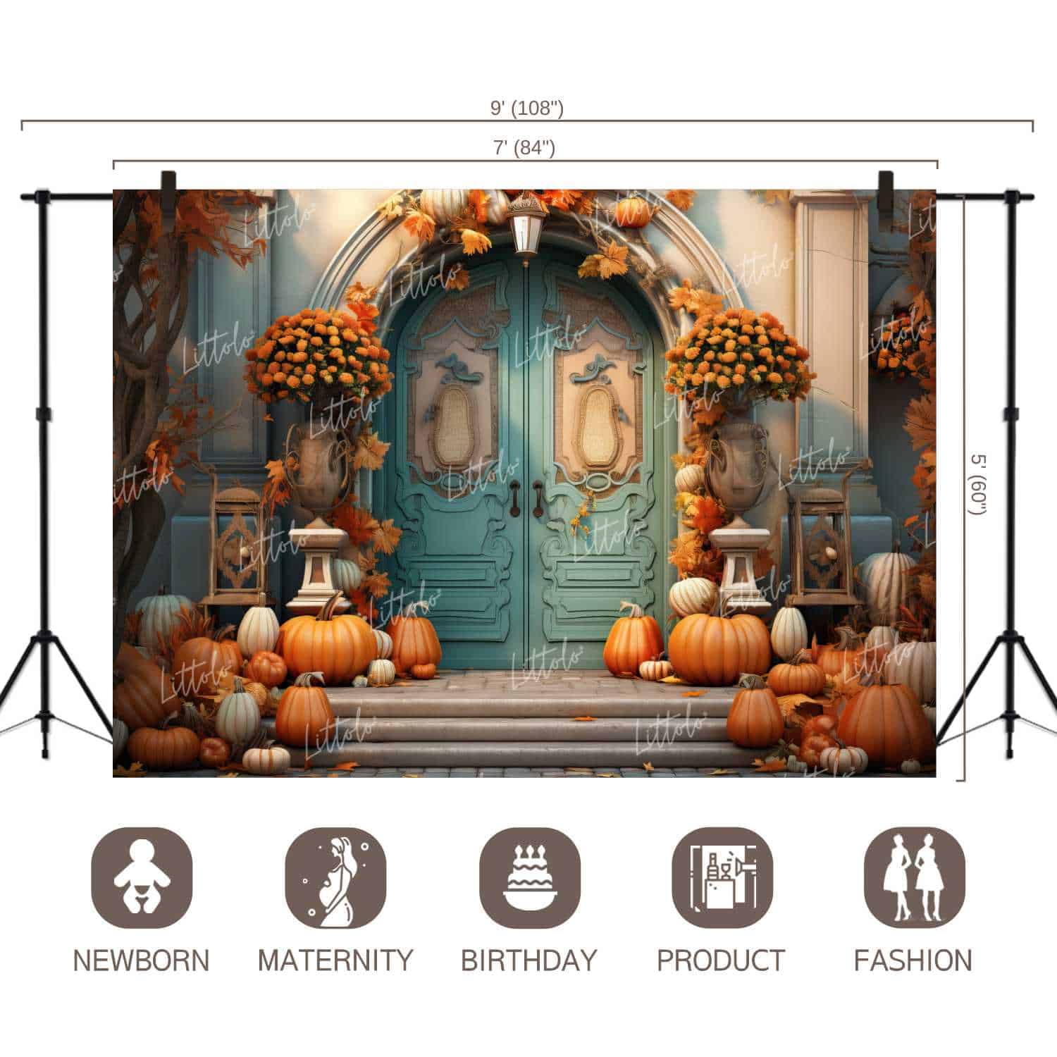 LB1260 Festivals and Seasons Autumn Backdrop
