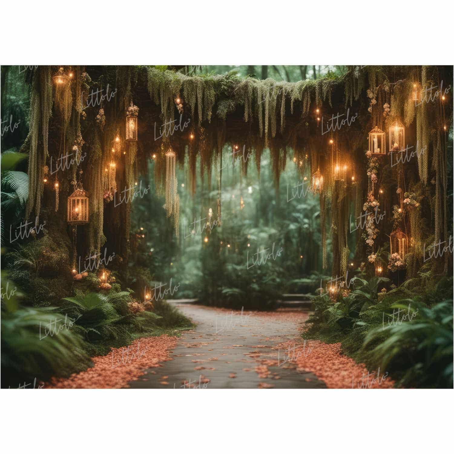 LB1291 Cake Smash and Themed Drops Jungle Backdrop