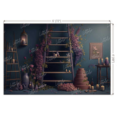 LB1325 Floral and Fine Art Backdrop