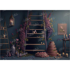 LB1325 Floral and Fine Art Backdrop