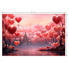 LB1336 Valentine's Day Backdrop
