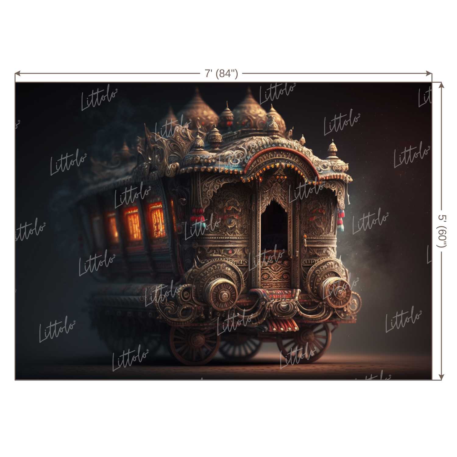 LB1358 Festivals and Seasons Rathyatra Backdrop