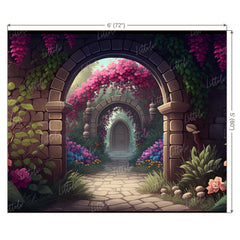 LB1366 Floral and Fine Art Backdrop
