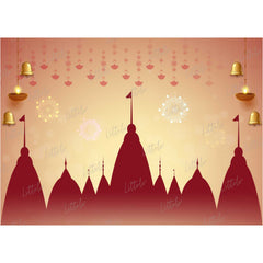 LB1382 Festive and Seasons Lord Ram Backdrop