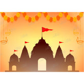 LB1383 Festive and SeasonsLord Ram Backdrop