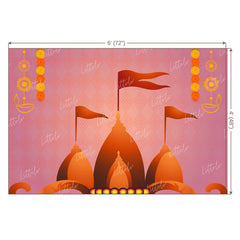 LB1385 Festive and SeasonsLord Ram Backdrop