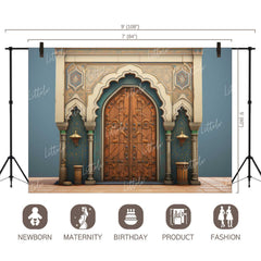 LB1395 Doors and Windows Backdrop