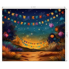 LB1404 Festivals and Seasons Halloween Backdrop