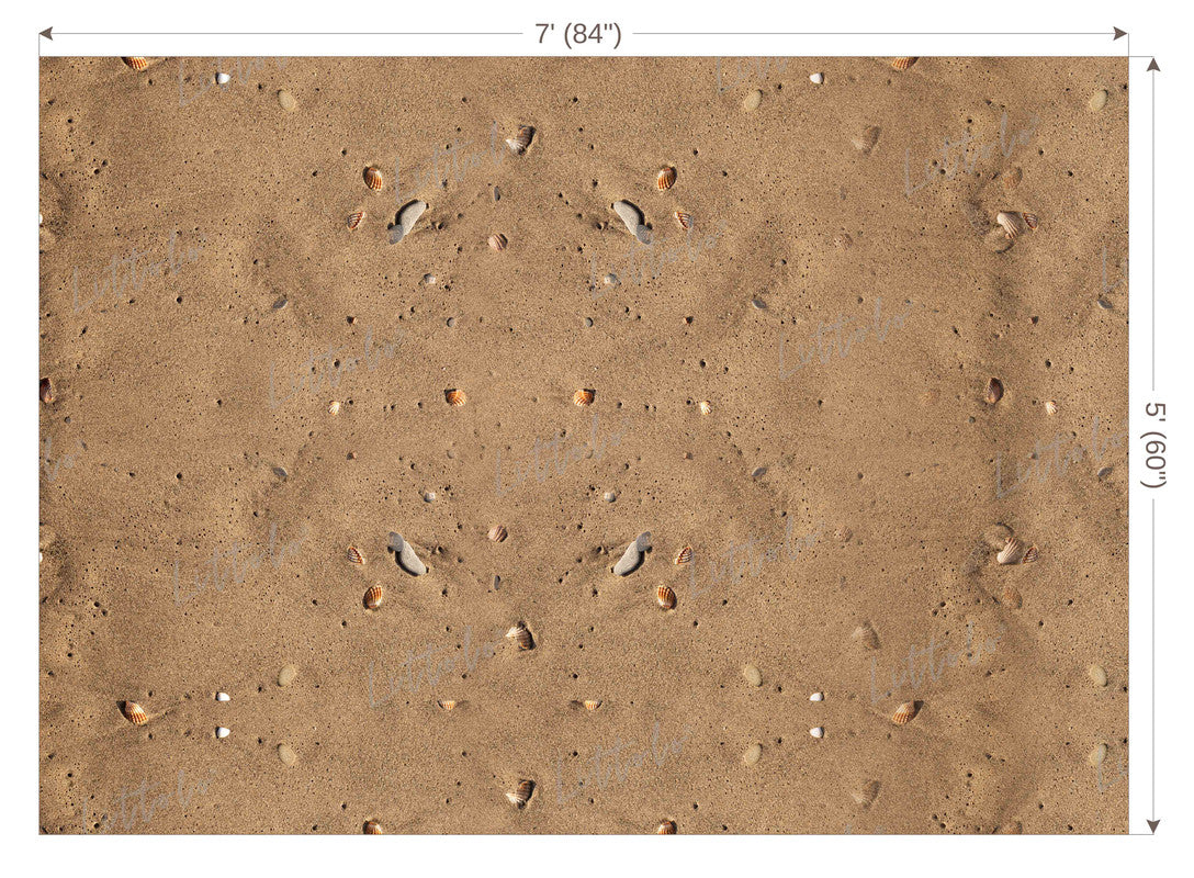 LB1493 Beach Sand Backdrop