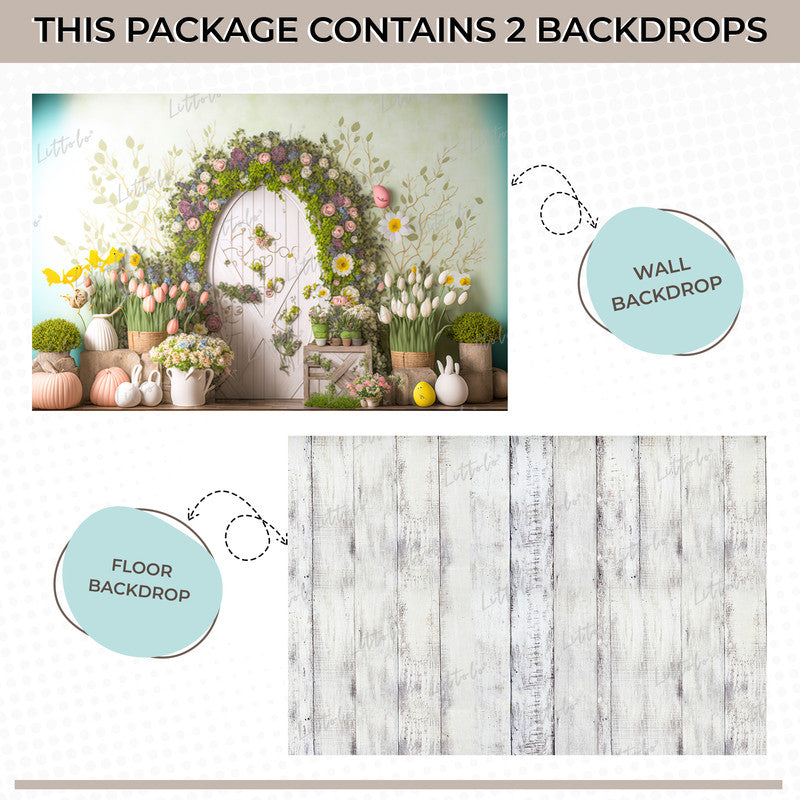 LB1515 Whimsical Garden Easter Duodrop (2 Pcs)