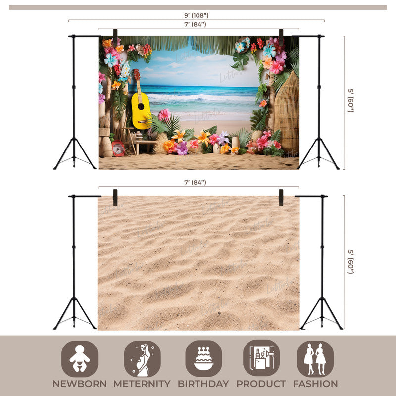 LB1518 Tropical Beach Duodrop (2 Pcs)