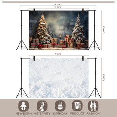 LB1522 Christmas Scene Duodrop (2 Pcs)