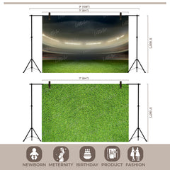 LB1528 Stadium Green Duodrop (2 Pcs)