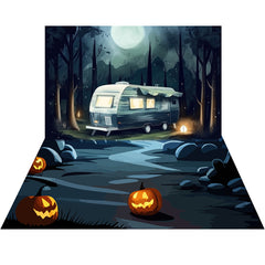LB1533 Halloween Caravan Forest Duodrop (2 Pcs)