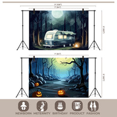 LB1533 Halloween Caravan Forest Duodrop (2 Pcs)