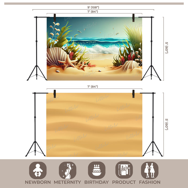 LB1534 Beach Scene Duodrop (2 Pcs)