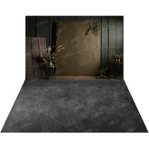 LB1535 Textured Brown Backdrop Combo (2 Pcs)
