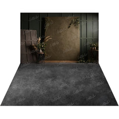 LB1535 Textured Brown Duodrop (2 Pcs)