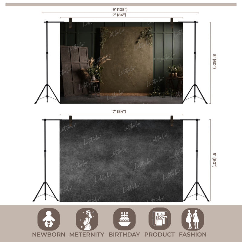 LB1535 Textured Brown Duodrop (2 Pcs)