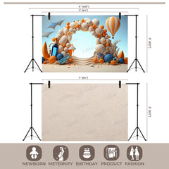 LB1536 Beach Balloon Arch Duodrop (2 Pcs)