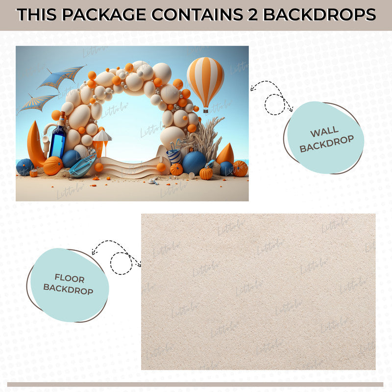 LB1536 Beach Balloon Arch Duodrop (2 Pcs)
