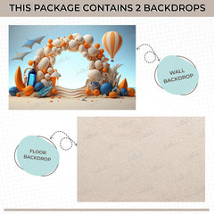 LB1536 Beach Balloon Arch Duodrop (2 Pcs)